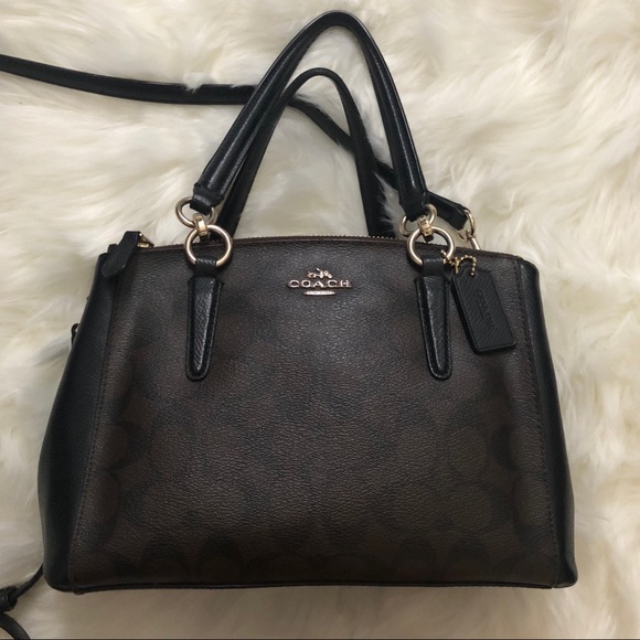 Coach Handbags - Coach F58290 Mini Christie Carryall Leather Sachel